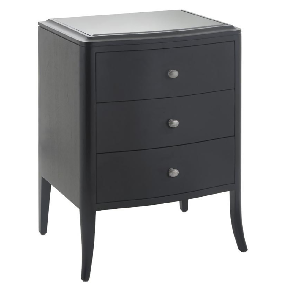 MAXTON 3 DRAWER BEDSIDE CABINET-Renaissance Design Studio