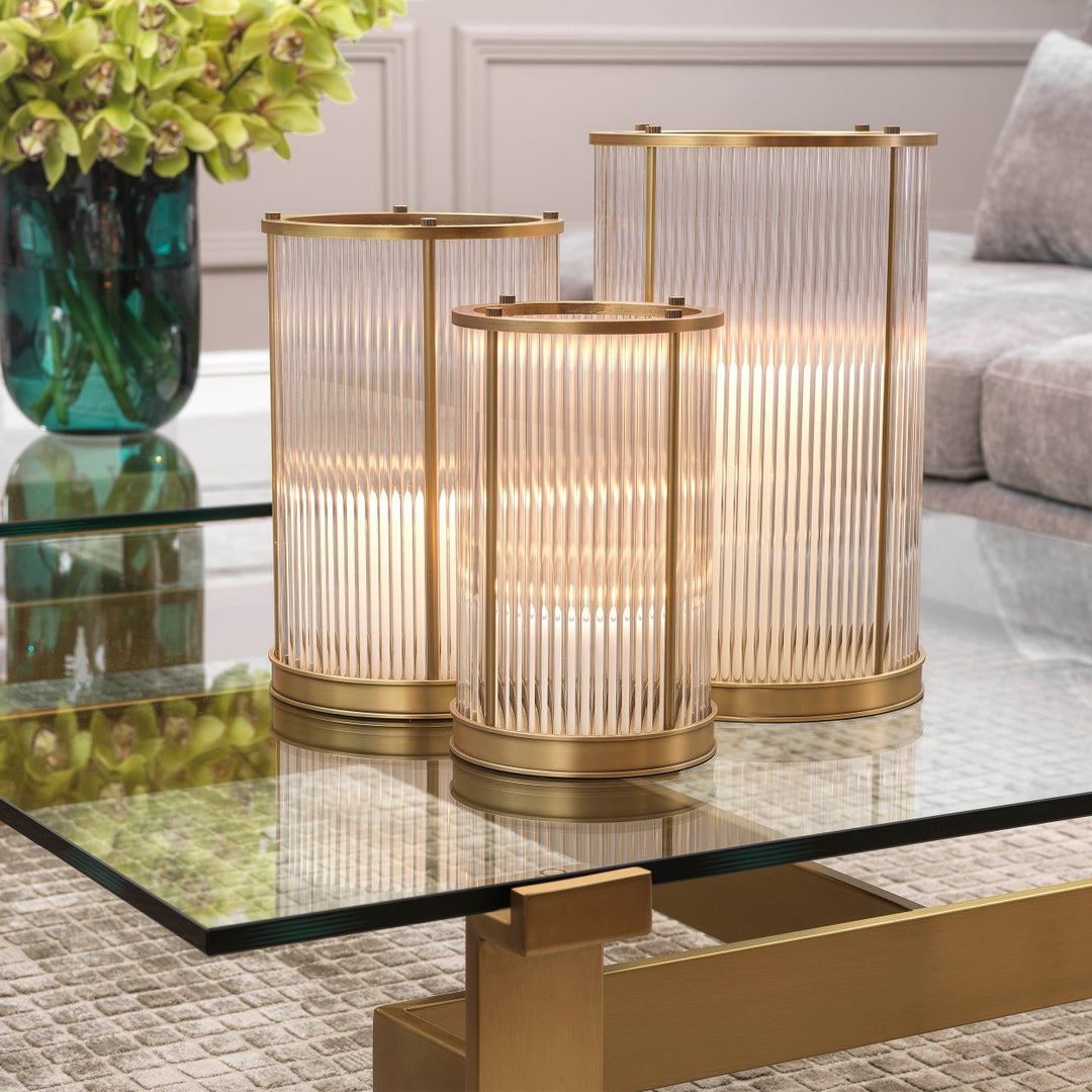 Mayson Hurricane with brass finish by Eichholtz-Renaissance Design Studio