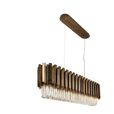 Meabh  long  over table gold chandelier. REDUCED