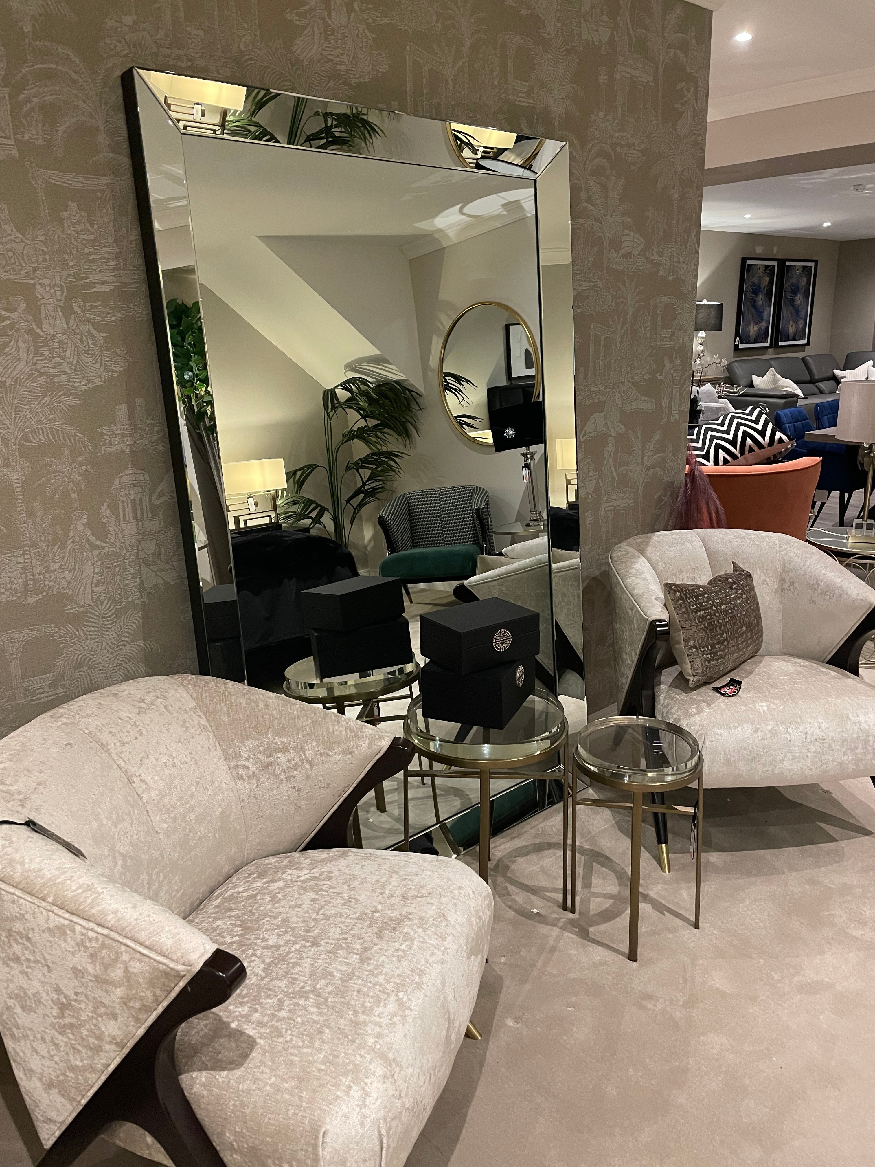 Medina Mitre Edge Venetian Mirrors Reduced To Clear 20% Off-Renaissance Design Studio