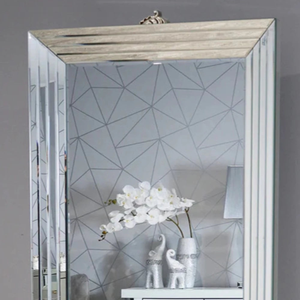 Medina Stepped Mirror 120 x 80 cm reduced save 80. Last one for sale !-Renaissance Design Studio