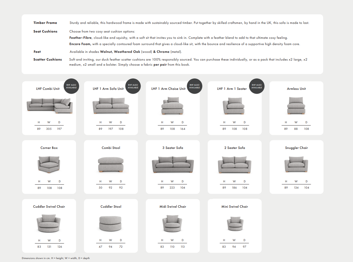 Metro Combi Corner sofa made for YOU by Whitemeadow AF-sofa-Renaissance Design Studio