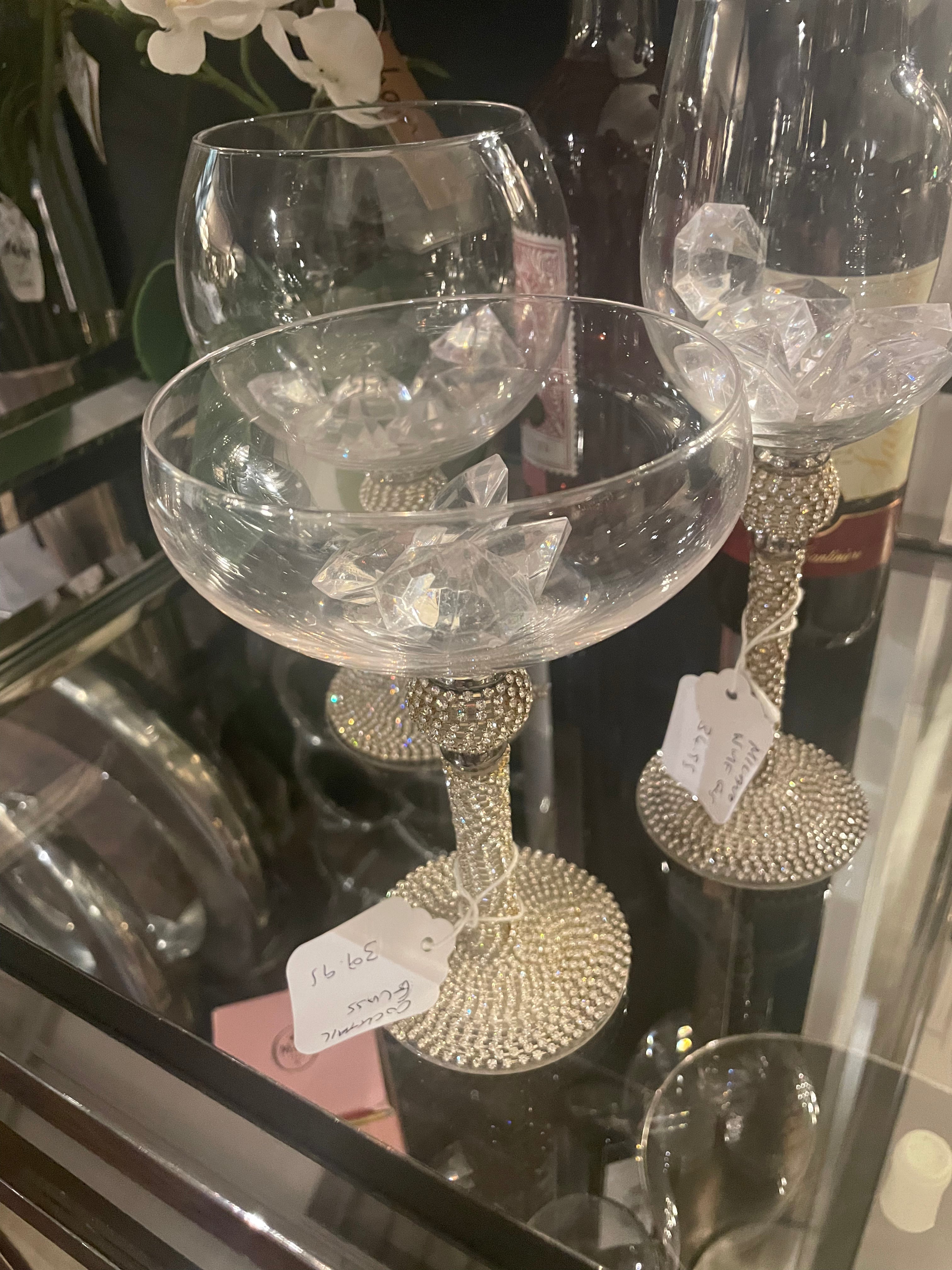Milano diamonte cocktail glass reduced-Renaissance Design Studio
