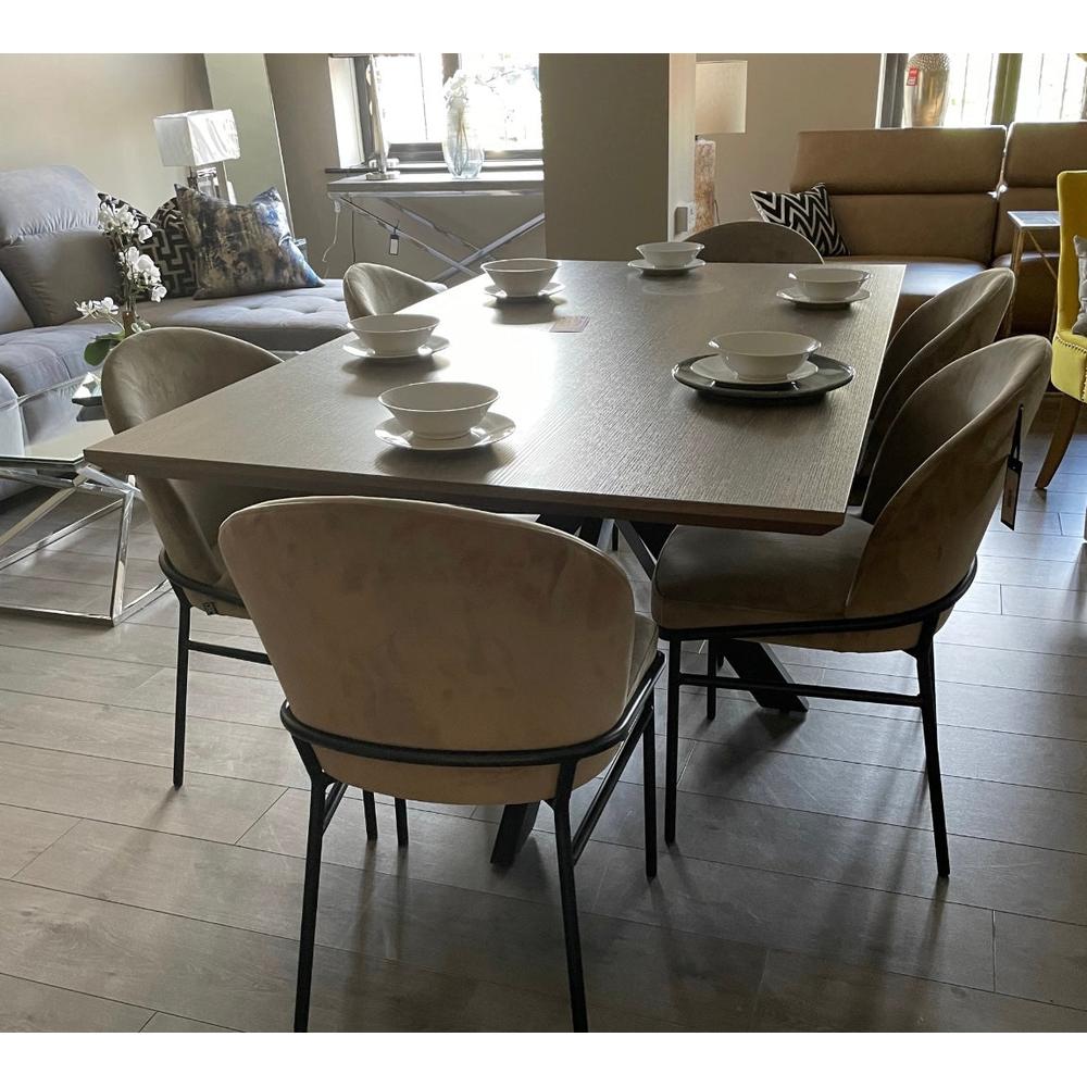 Mirabeau Rectangle Extending Dining Table 140cm - 180cm-Renaissance Design Studio