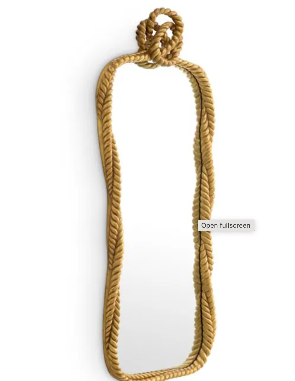 Mirror Vincenso L Antiqued gold leaf by Eichholtz reduced ex showroom-Renaissance Design Studio