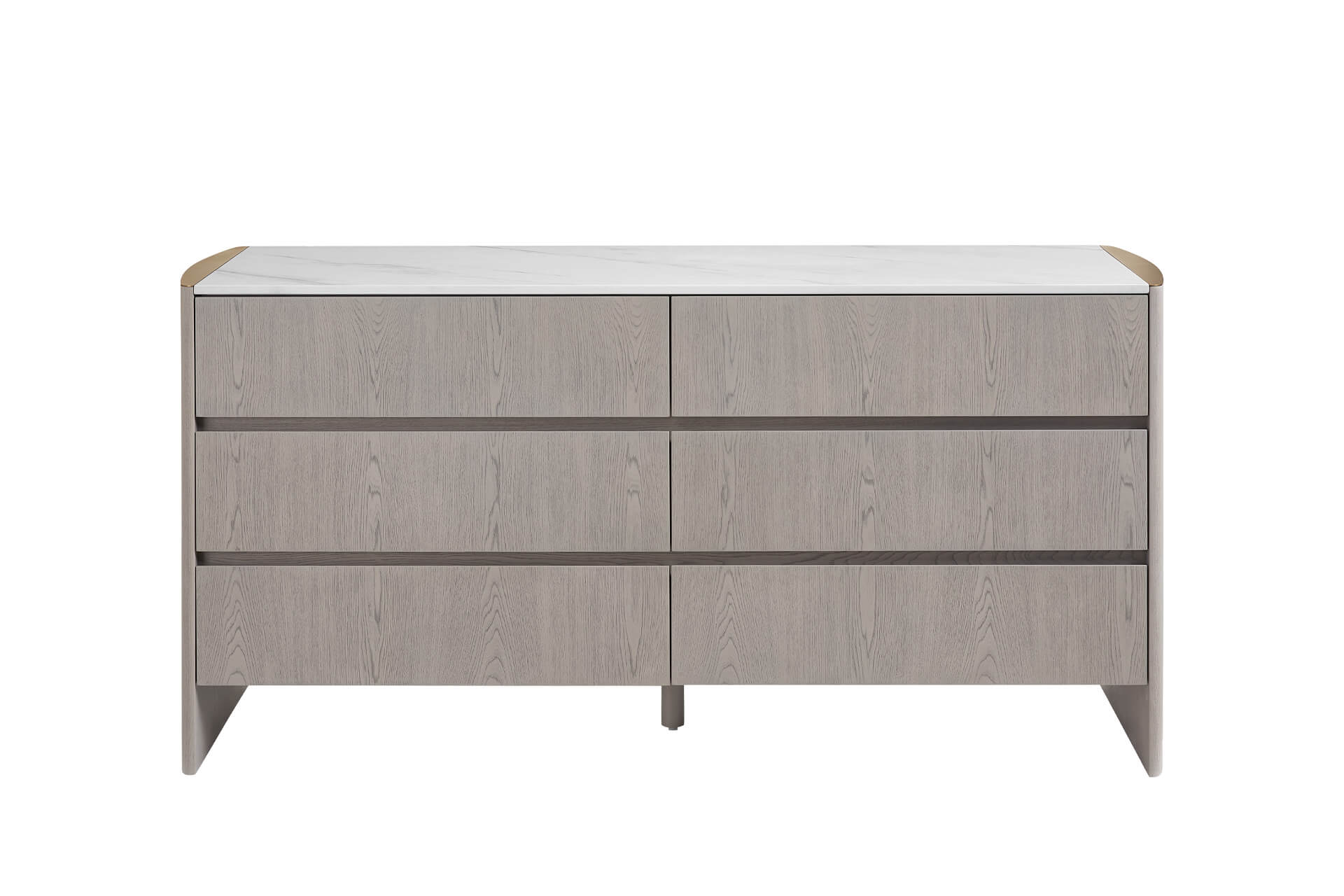 Mondi 6 Drawer Dressing Chest Washed Oak-Renaissance Design Studio