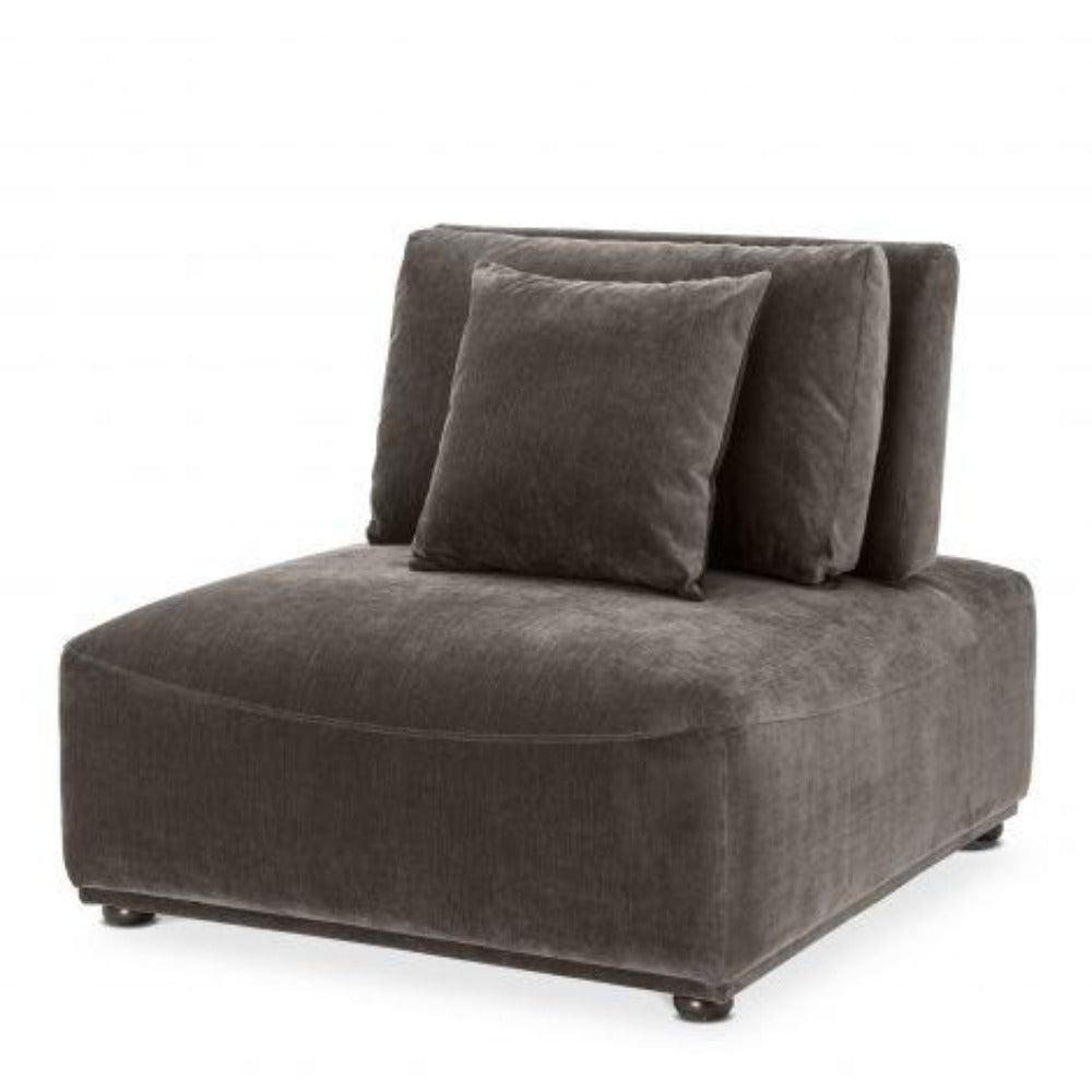Mondial Modular Sofa with chaise by Eichholtz save up to 50% off ex display-Renaissance Design Studio