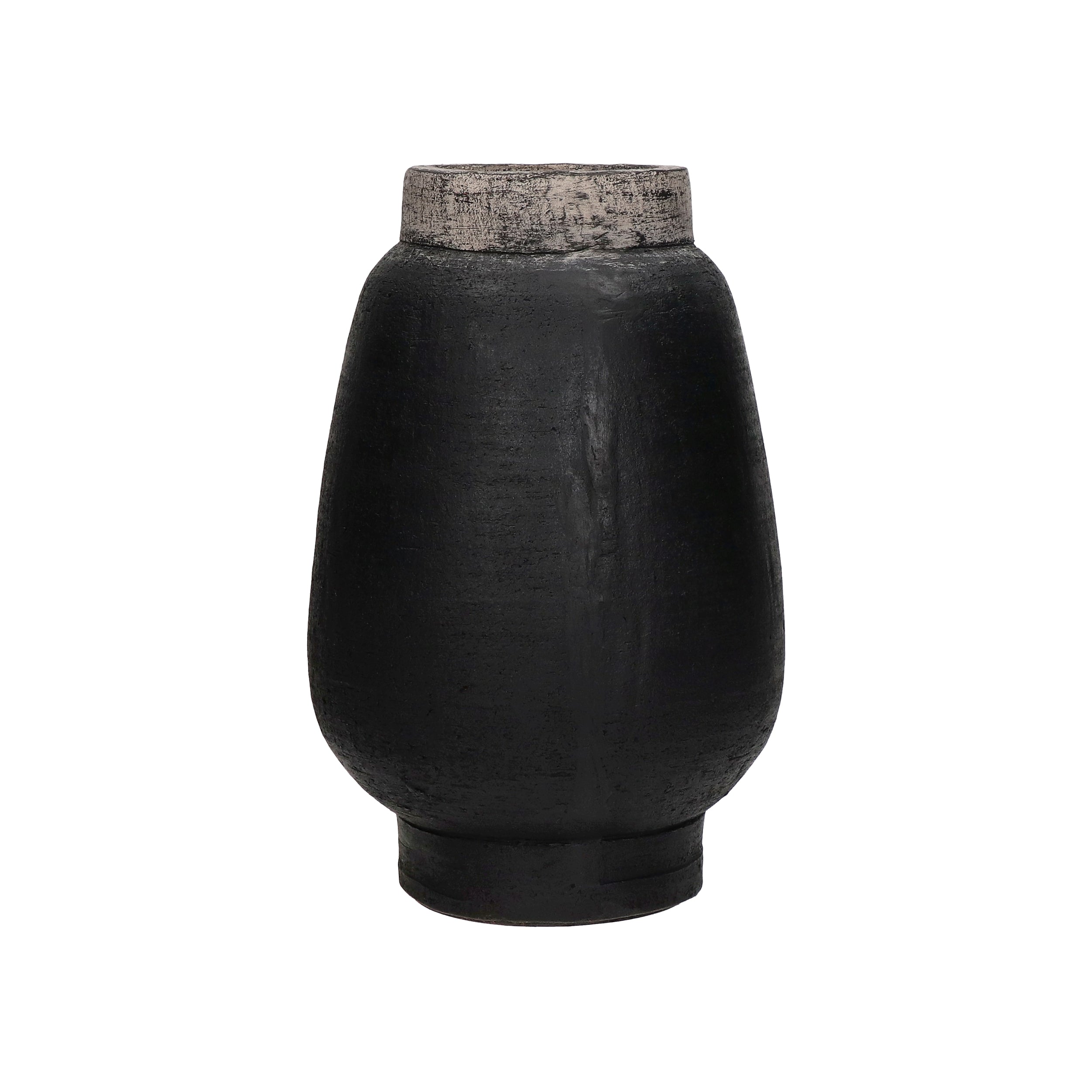 Muriel Terracotta Black Vase-Renaissance Design Studio