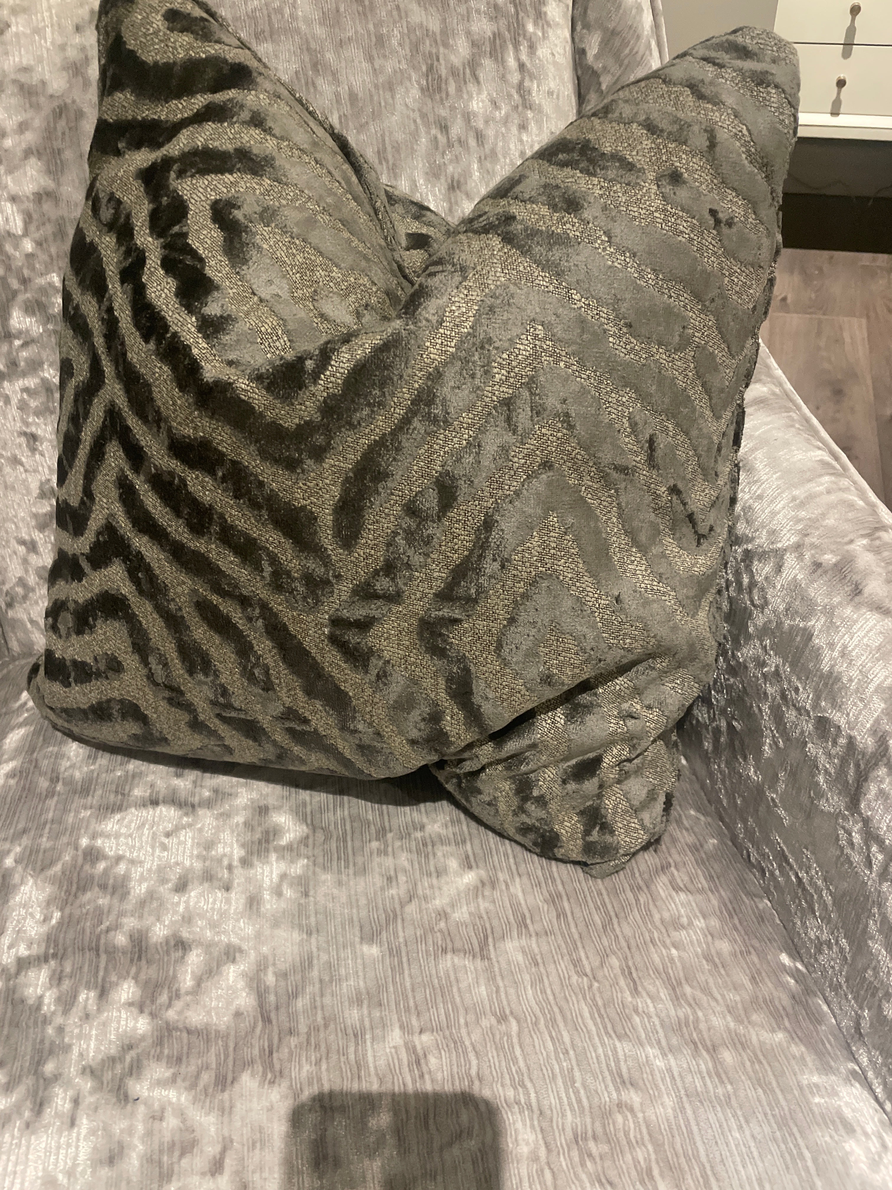 Muse bespoke cushion feather filled reduced-Renaissance Design Studio