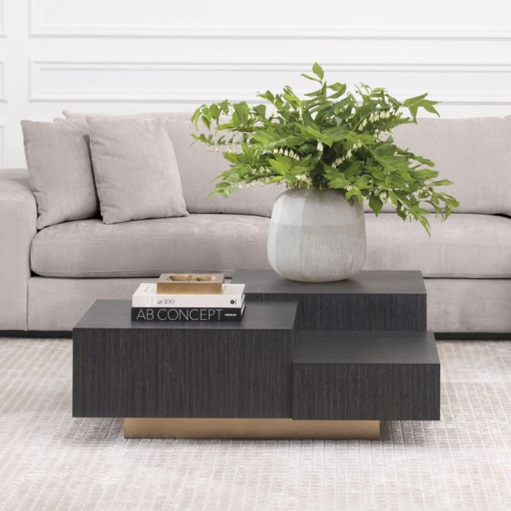 Nerone Large Coffee Table charcoal grey by Eichholtz-Renaissance Design Studio