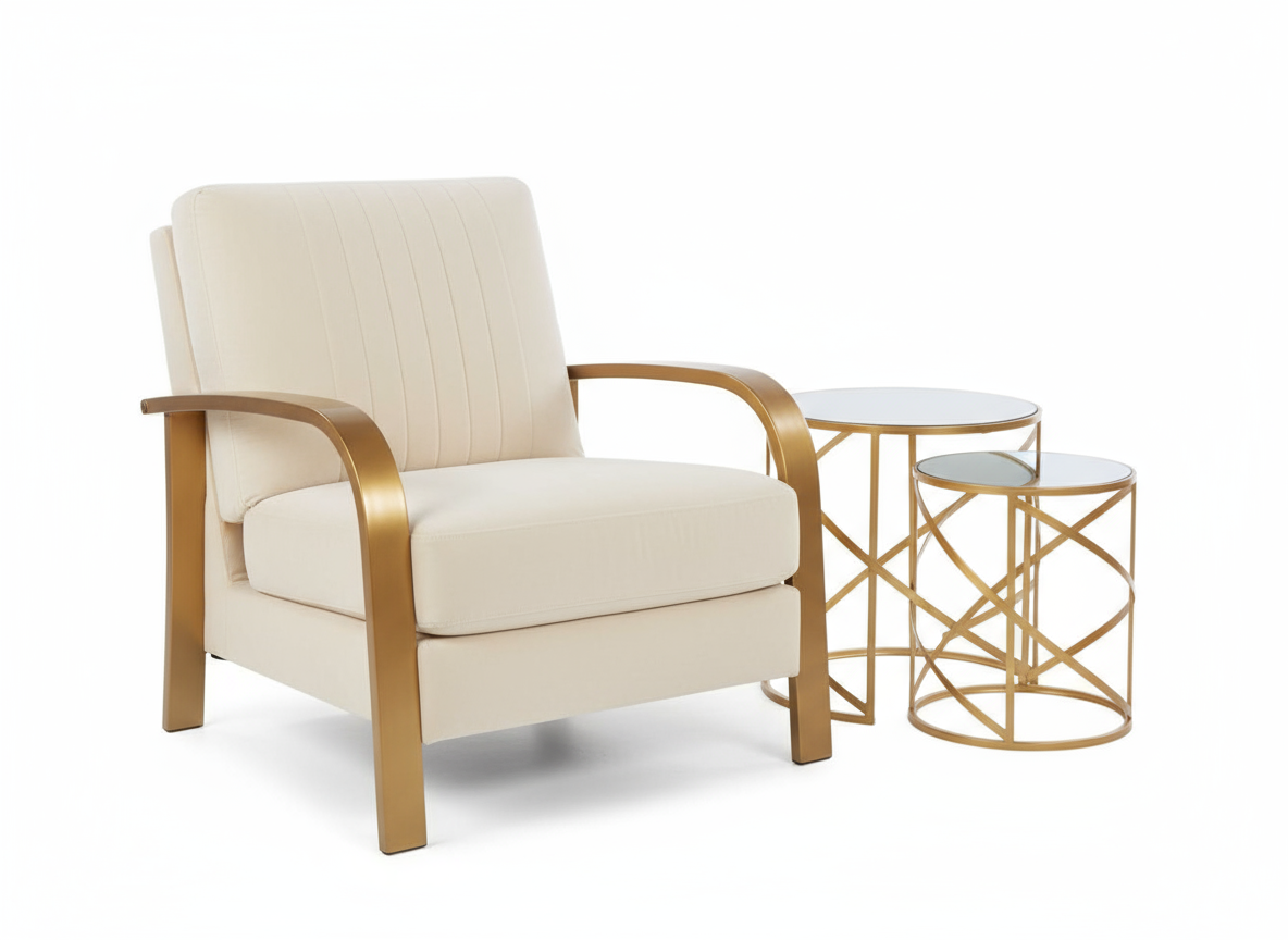 Nest of Tables Gold Reduced €100 Off-Renaissance Design Studio