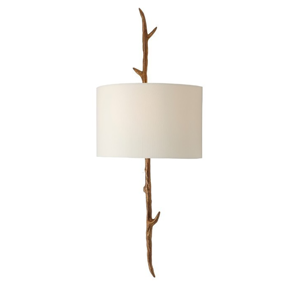 NOSTELLE branch right wall light with shade-Renaissance Design Studio