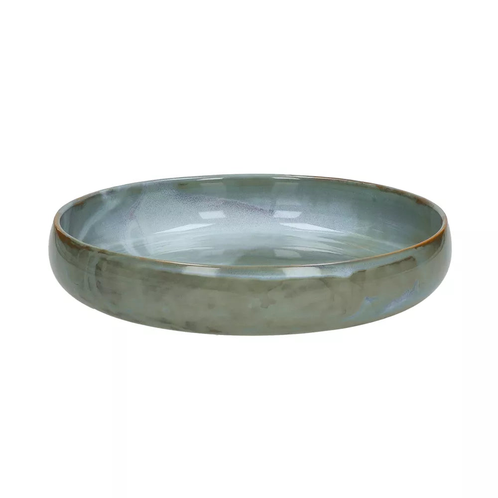 Nougat Blue Pasta Bowl-Renaissance Design Studio