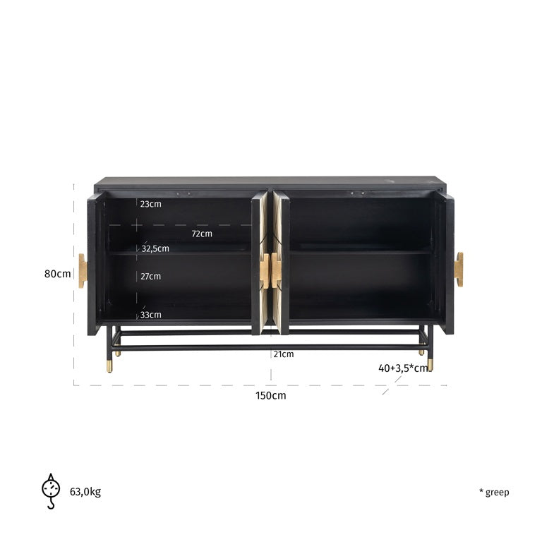 Novelle Sideboard.-Renaissance Design Studio