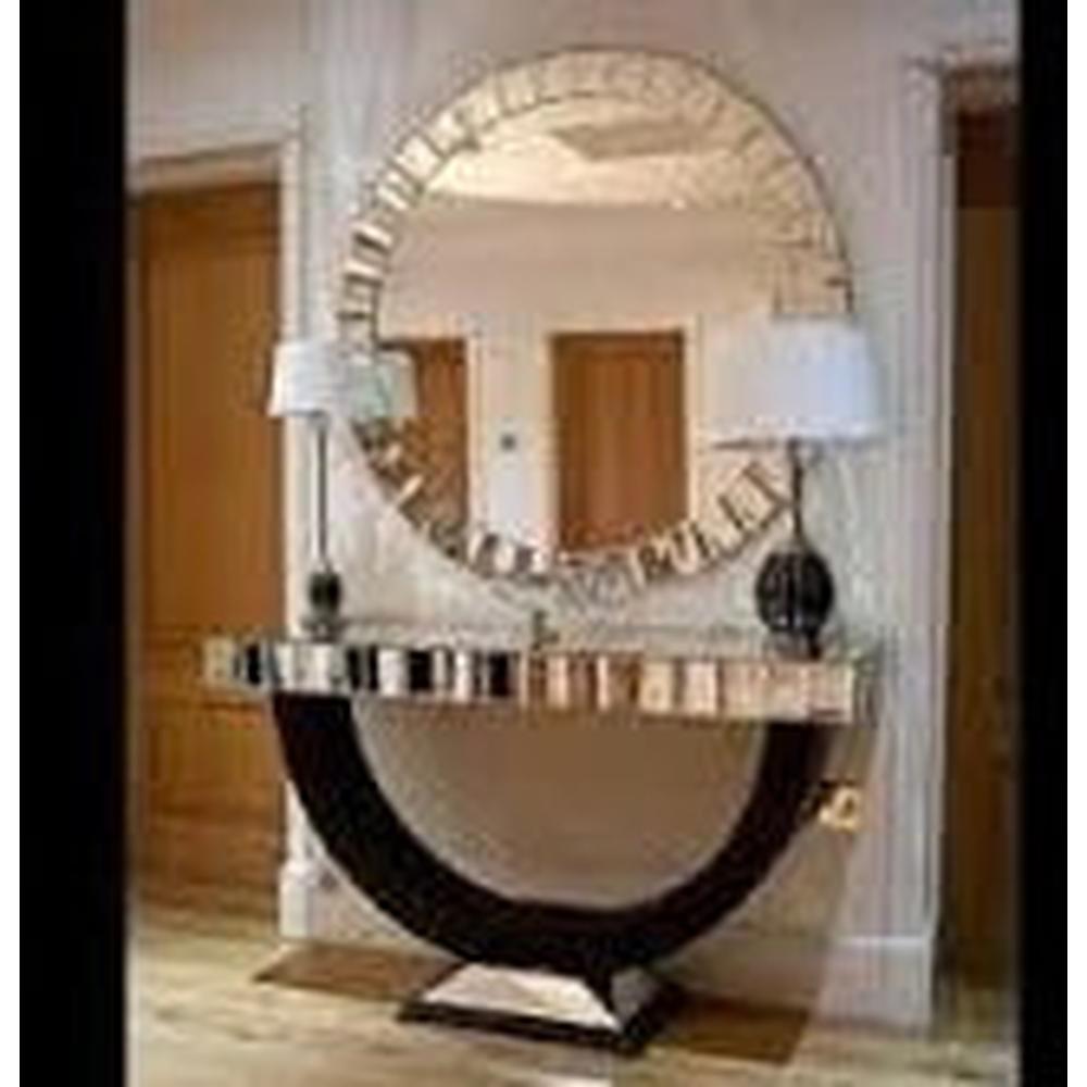 Objet Frameless Round Mirror by RV ASTLEY 110cm reduced-Renaissance Design Studio