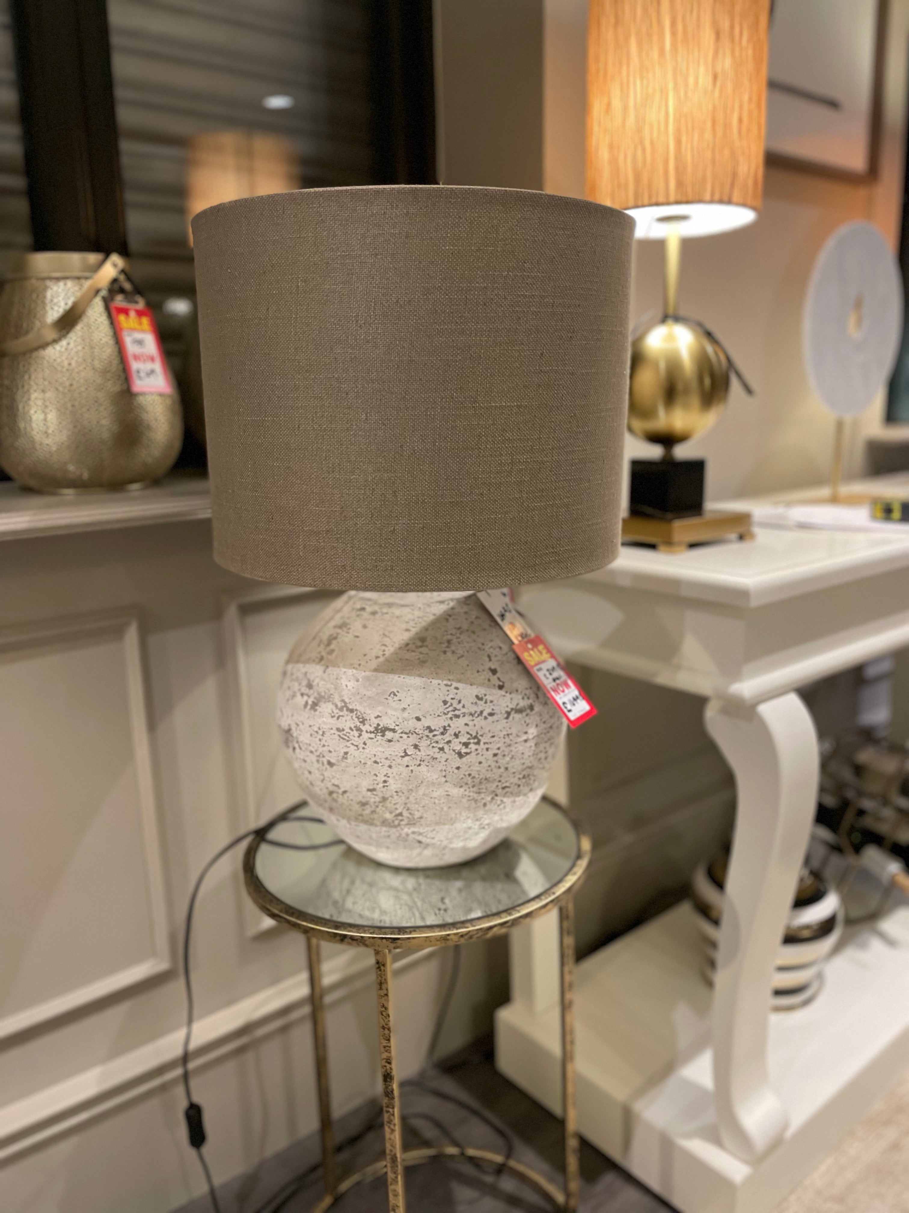 Oki Stone Lamp - Reduced-Renaissance Design Studio