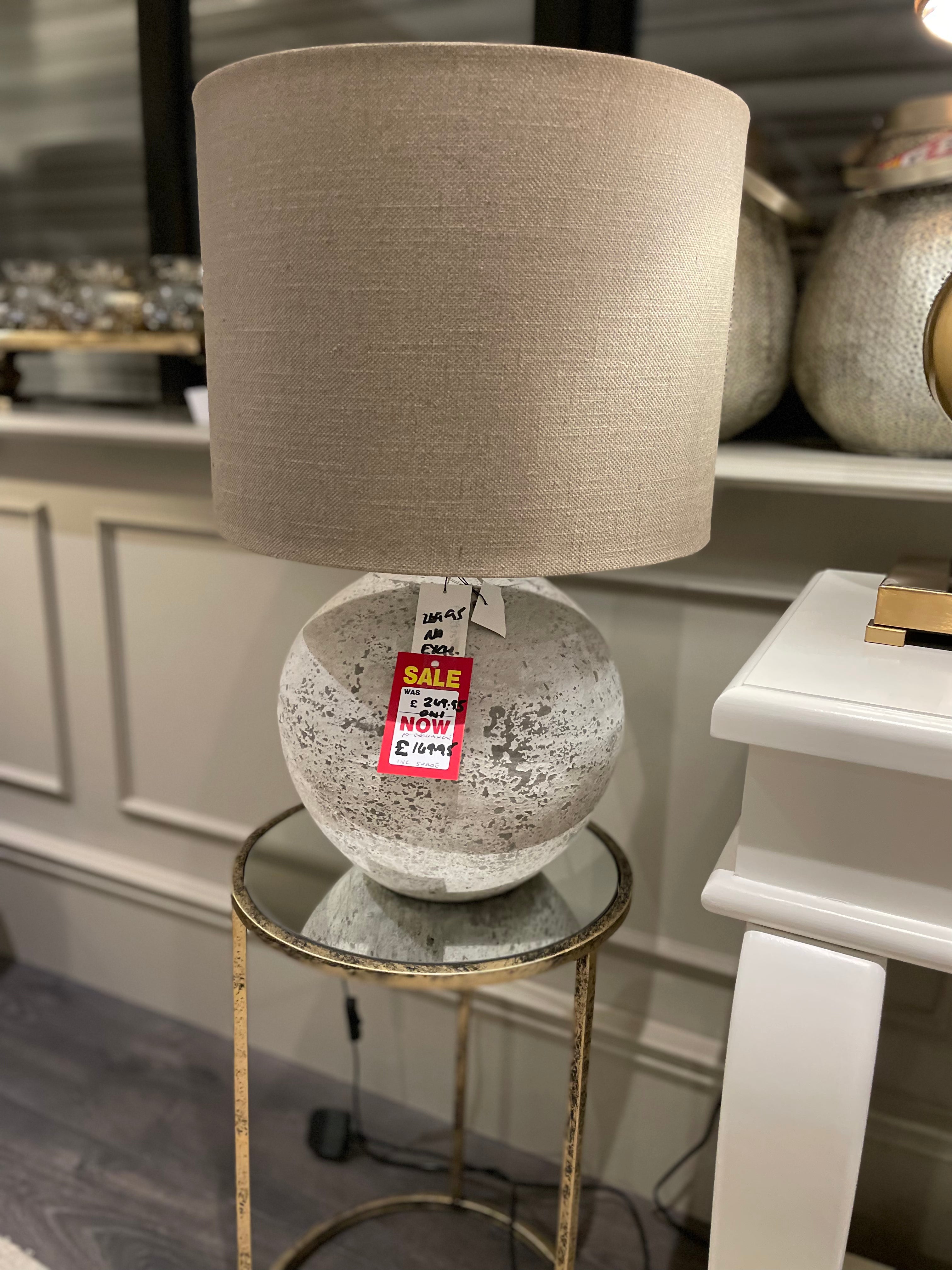 Oki Stone Lamp - Reduced-Renaissance Design Studio