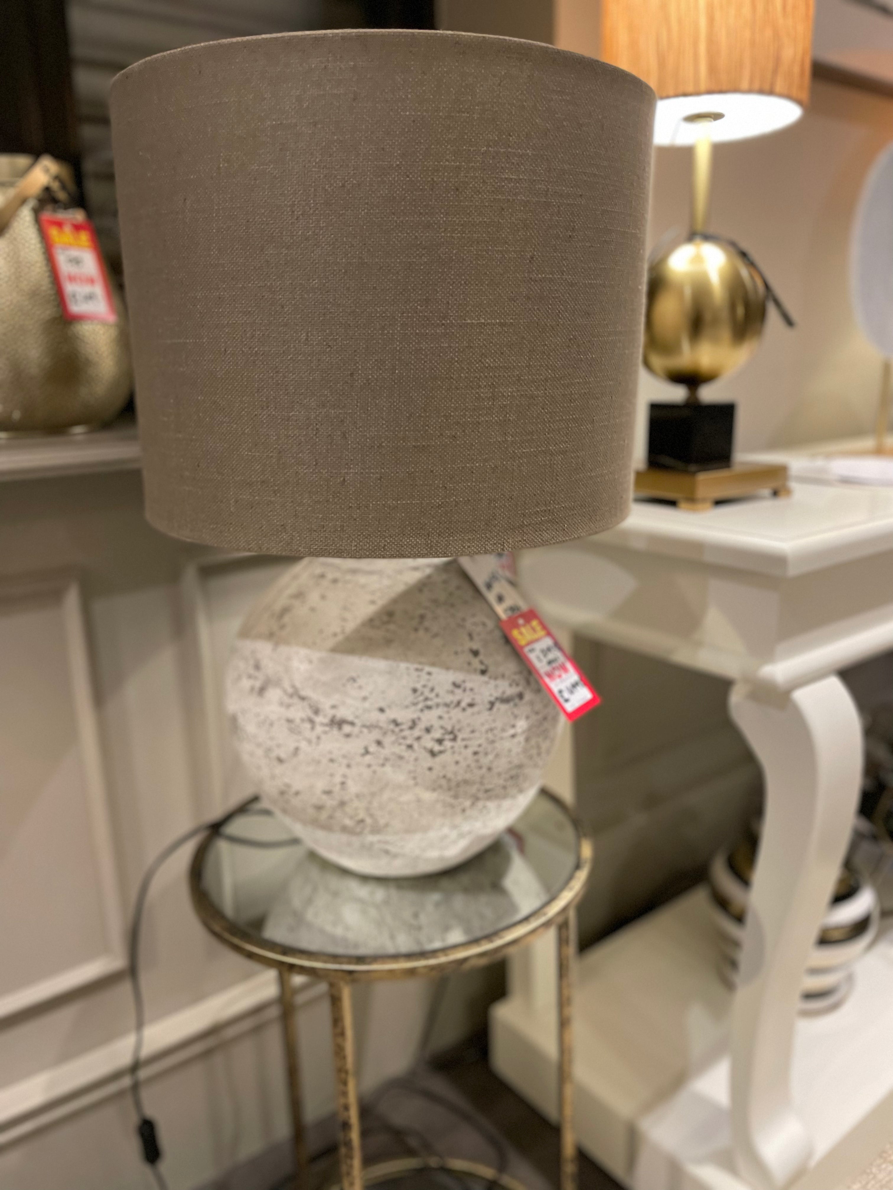 Oki Stone Lamp - Reduced-Renaissance Design Studio