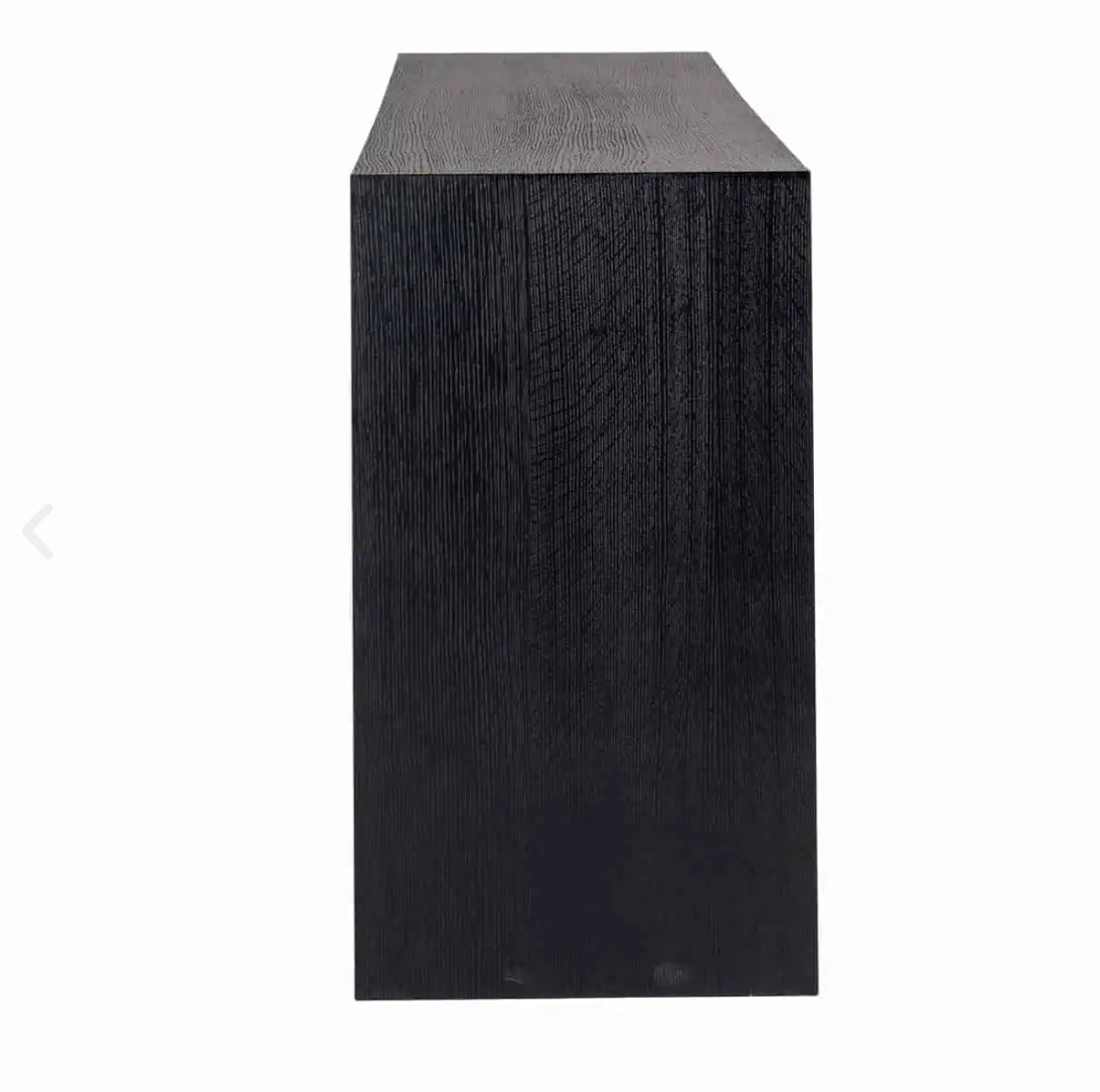 Ontario 200cm Black Console Table-Renaissance Design Studio