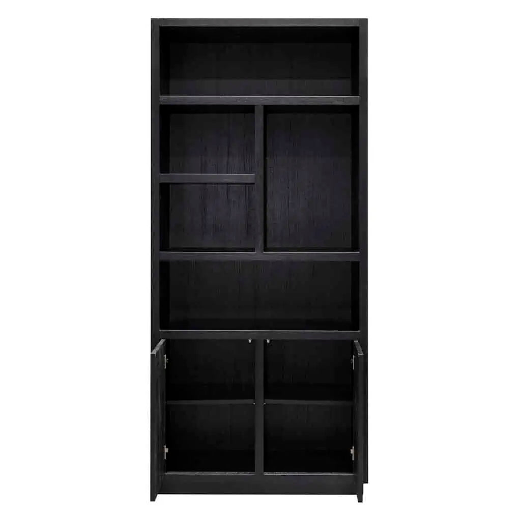 Ontario Wall Cabinet Black-Renaissance Design Studio