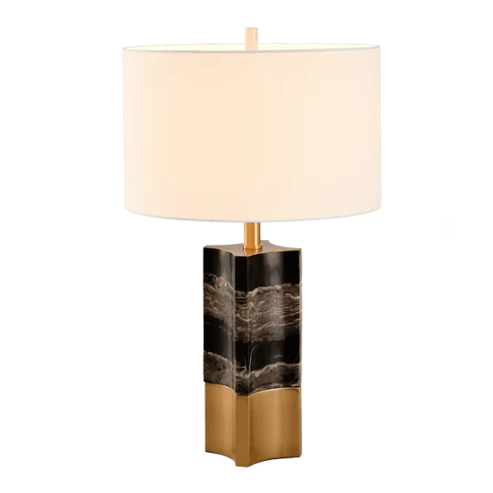 Oriana Black & Brass Table Lamp Reduced Limited Edition-Renaissance Design Studio