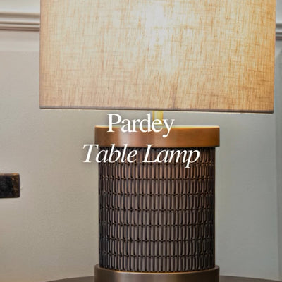 Pardey table lamp complete with shade
