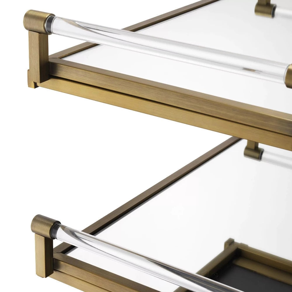 Paris Eiffel Bar Trolley by Eichholtz reduced 40% off . 1 only-Renaissance Design Studio