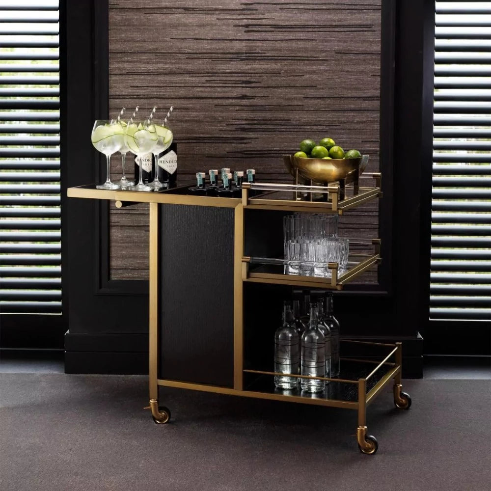Paris Eiffel Bar Trolley by Eichholtz reduced 40% off . 1 only-Renaissance Design Studio