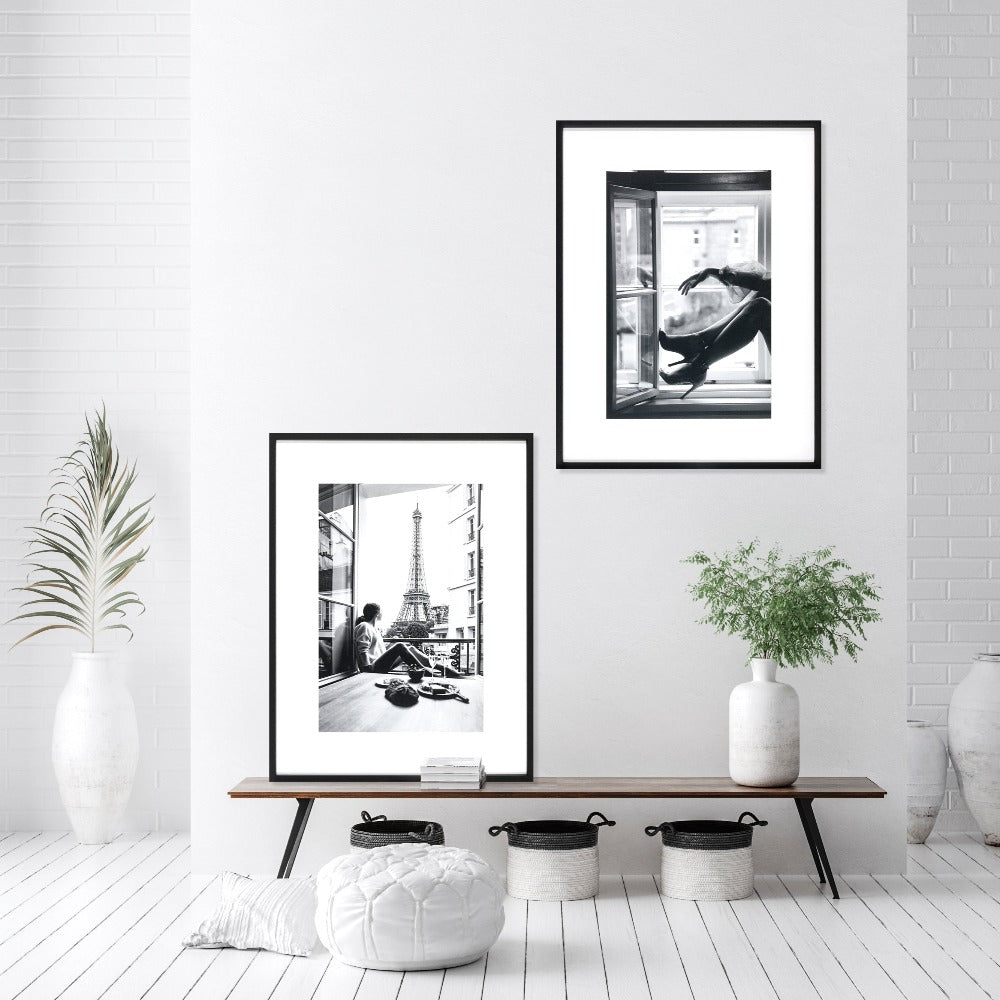 Paris view Framed Art-Renaissance Design Studio