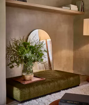 Parkinson Arch Large Oversized Contemporary Mirror Black 80 x 198 cm-Renaissance Design Studio