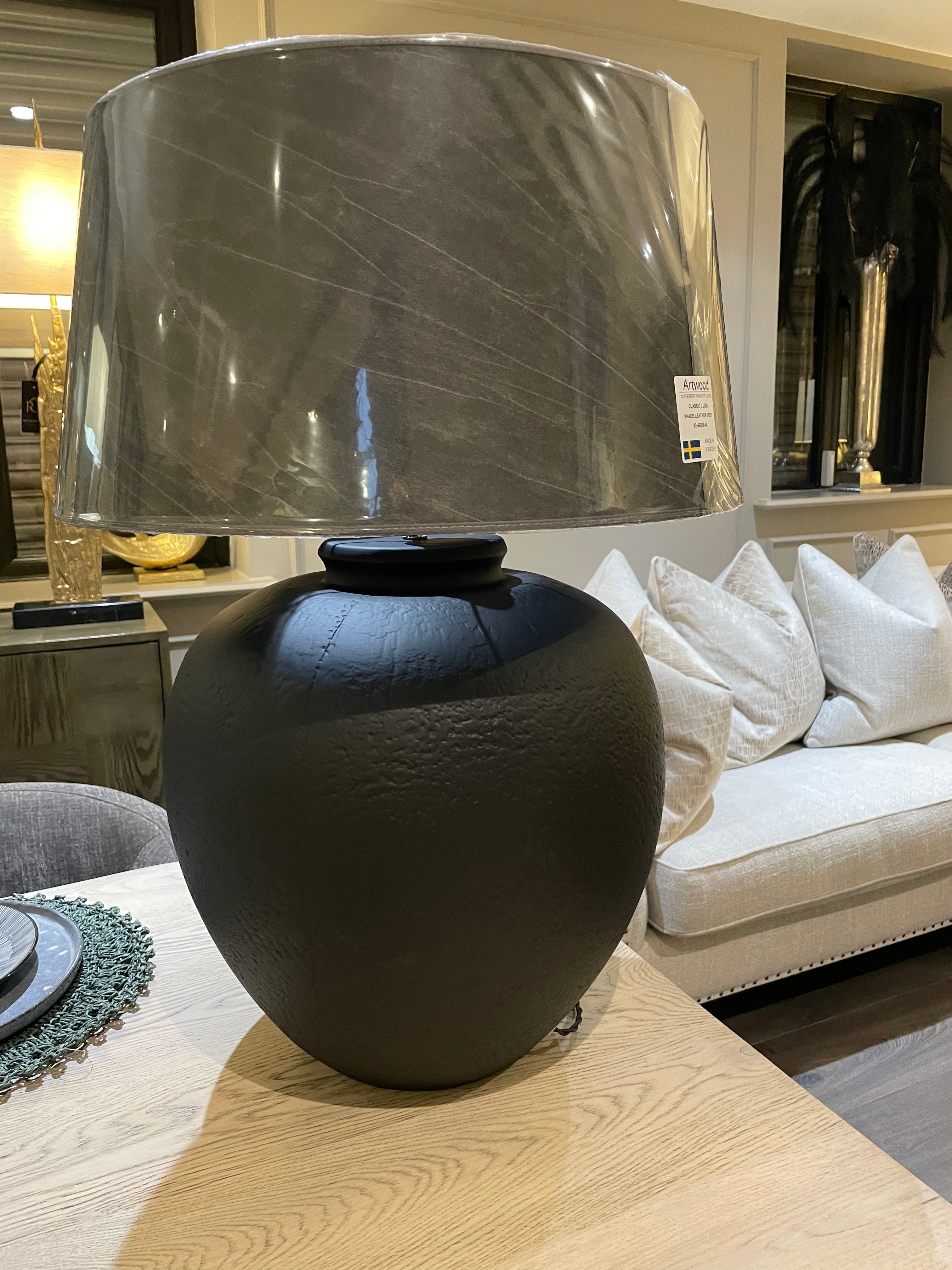 Pasadena Large Black NORD table Lamp-Renaissance Design Studio