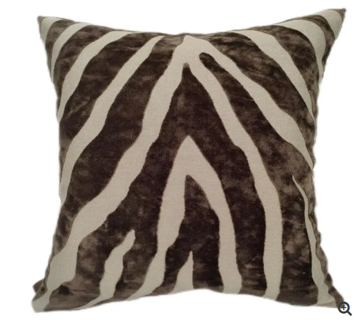 Paul Moneypenny Zebedeedodah Choc Cushion-Renaissance Design Studio