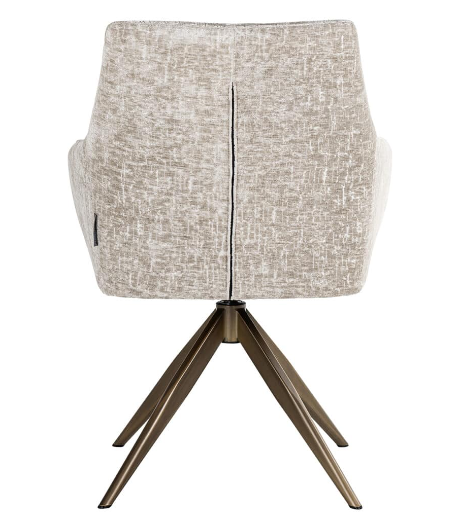 Pearl Swivel Dining Chair-Renaissance Design Studio