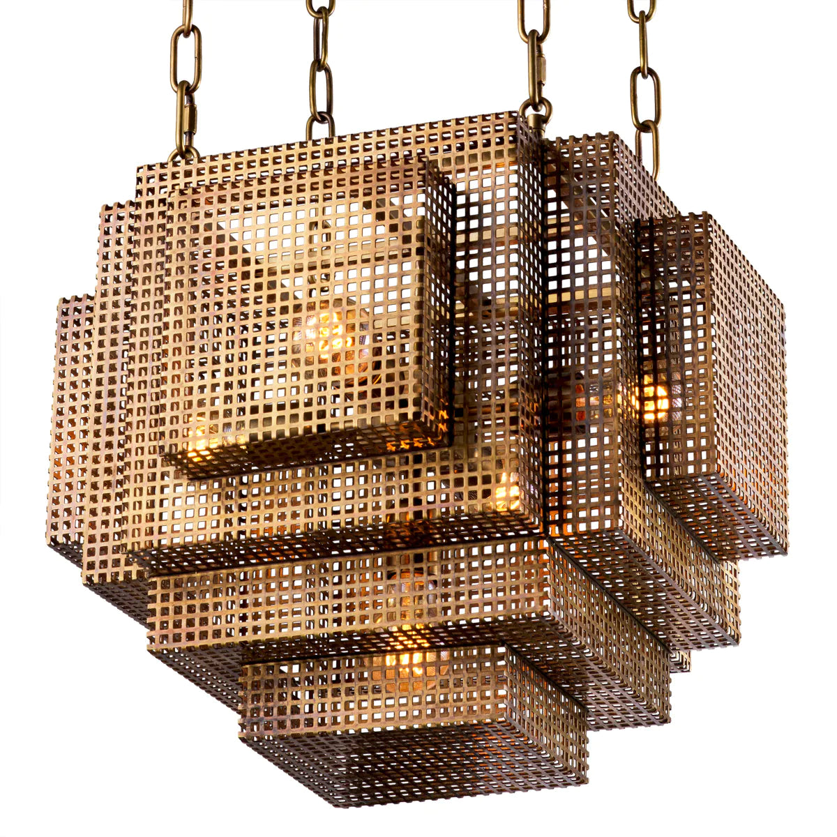 Pendant Geary Vintage brass by Eichholtz-Renaissance Design Studio