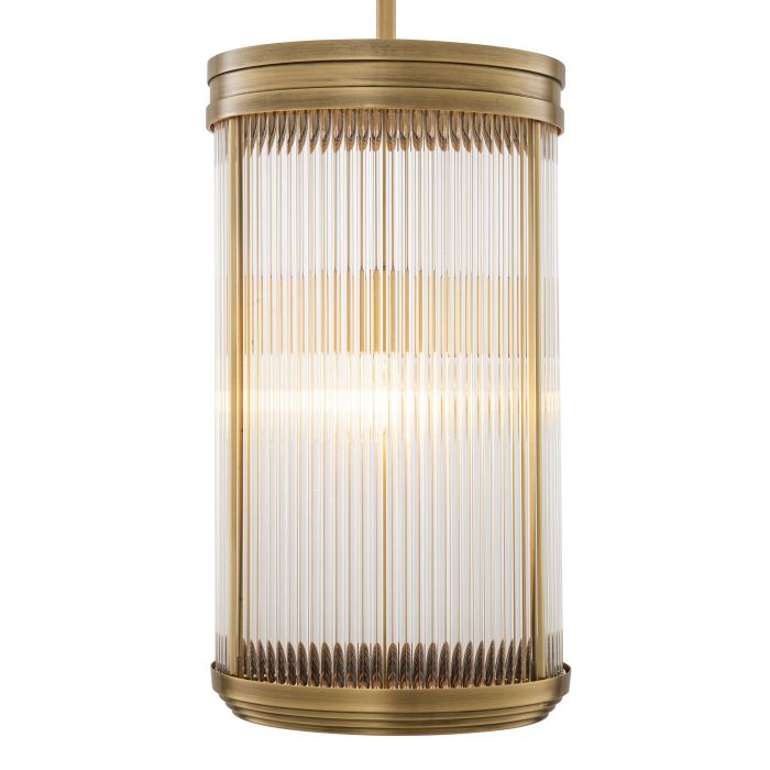 Pendant Rosseau L'antique pendant brass finish by Eichholtz.-Renaissance Design Studio