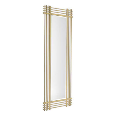 Pierce brushed brass designer mirror by Eichholtz Outlet deal Save 20%,