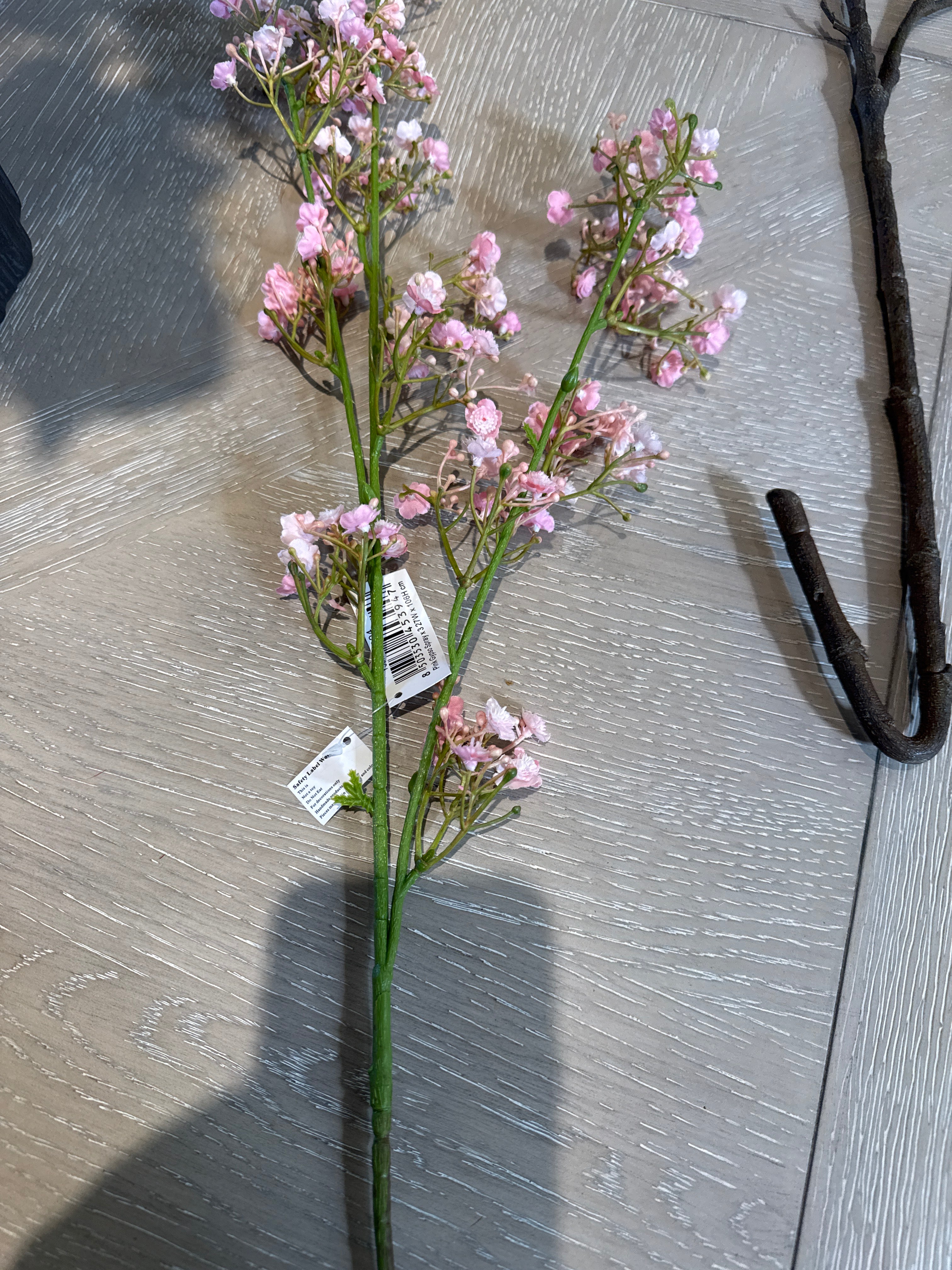 Pink Gypso spray faux flower-Renaissance Design Studio