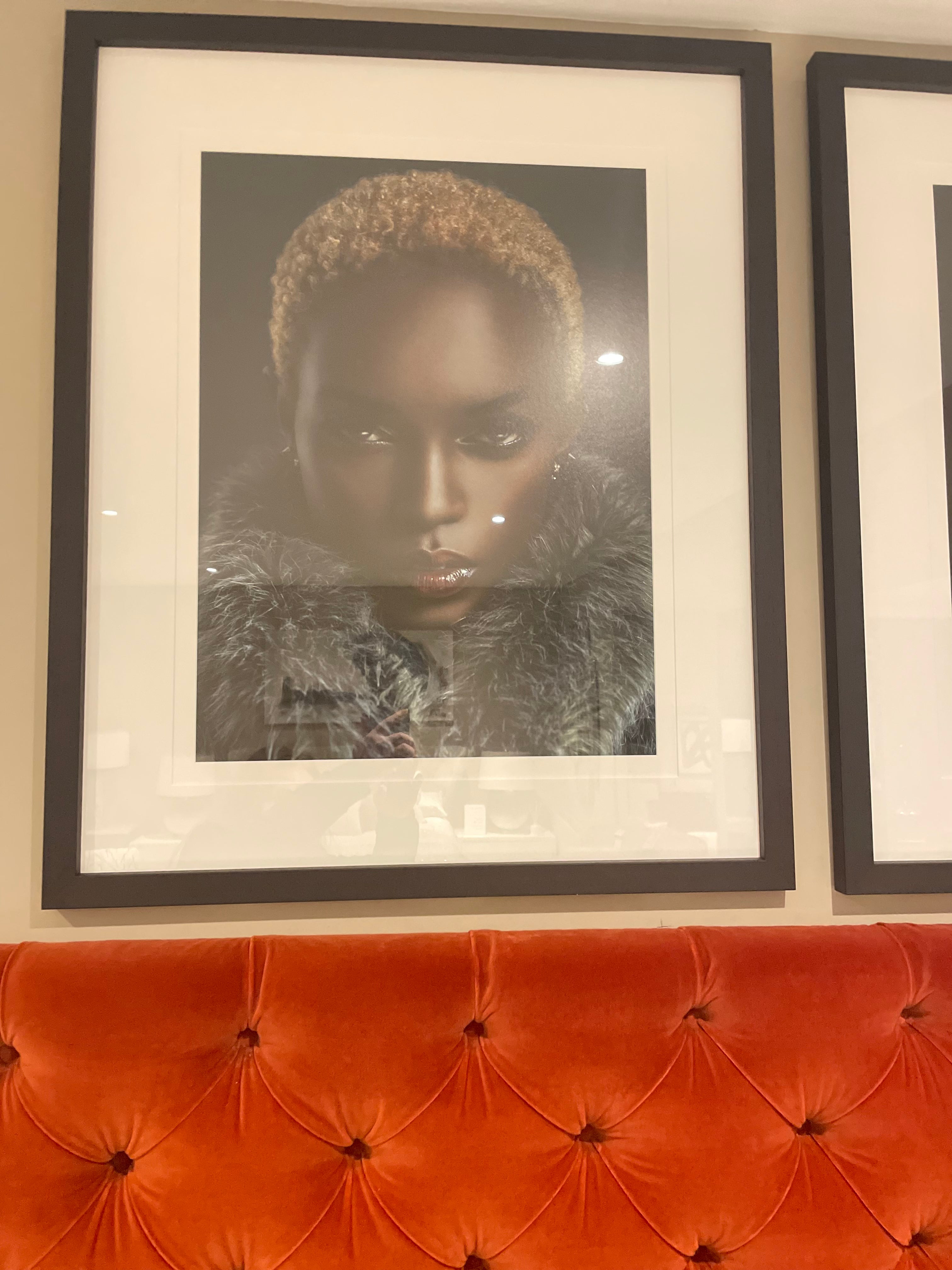 Portrait of a Woman with fur scarf Limited Edition-Renaissance Design Studio