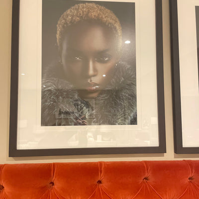 Portrait of a Woman with fur scarf Limited Edition