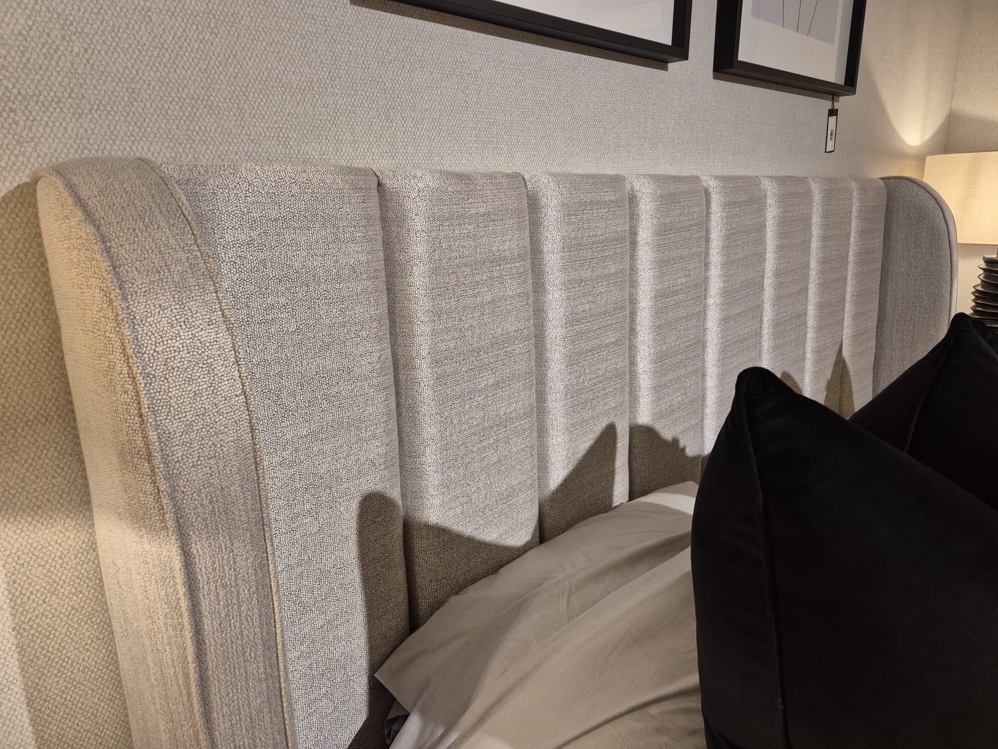 Prada bed in superking in Designer fabric Endless Shell Save 20% today-bed-Renaissance Design Studio