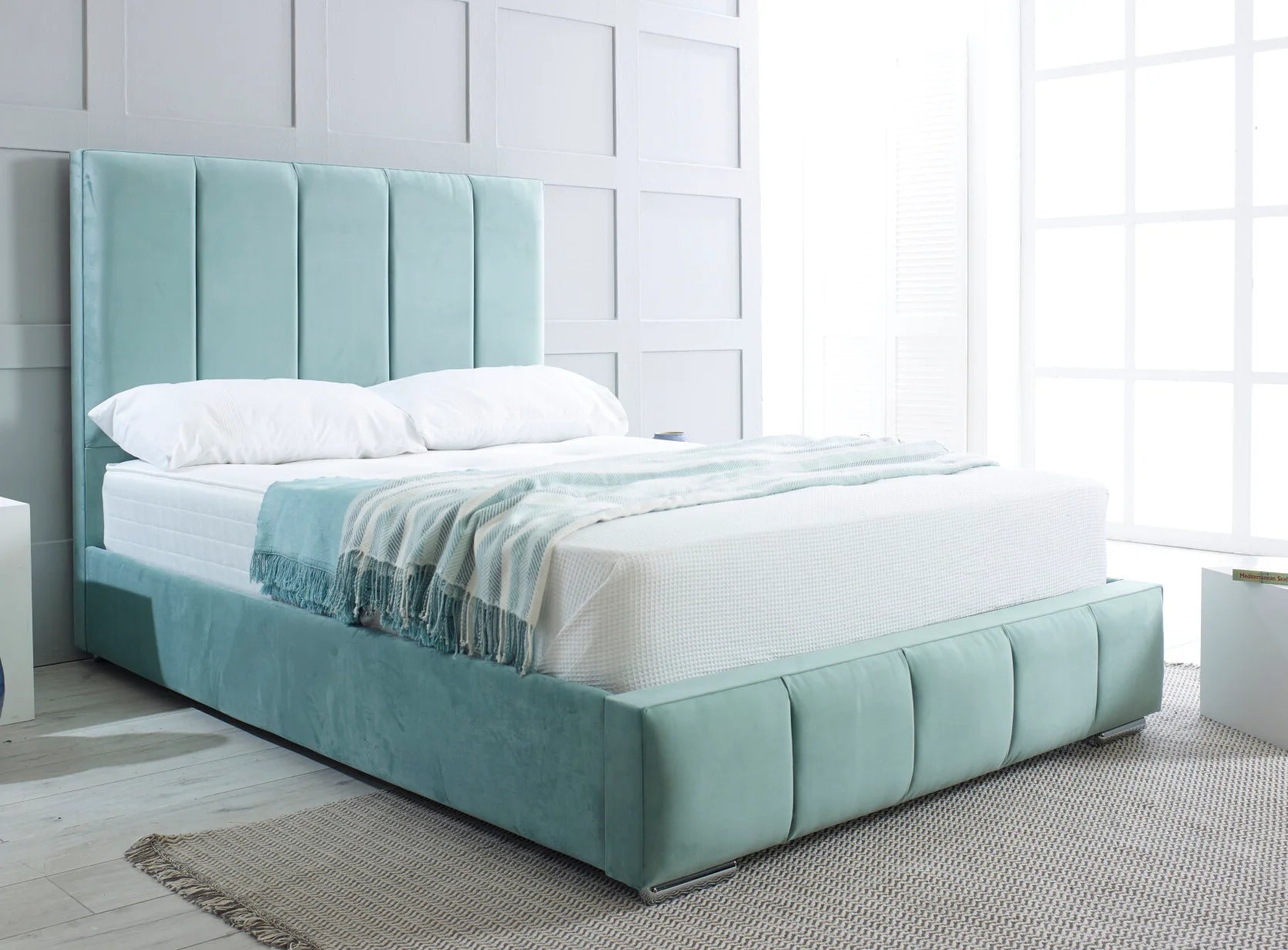 Praline bed frame custom made-Renaissance Design Studio