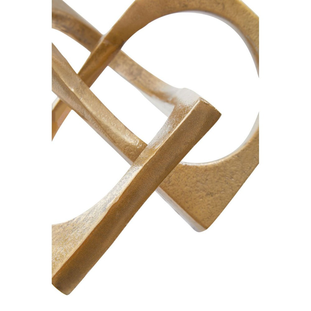 PRATO GOLD FINISH SCULPTURE-Renaissance Design Studio