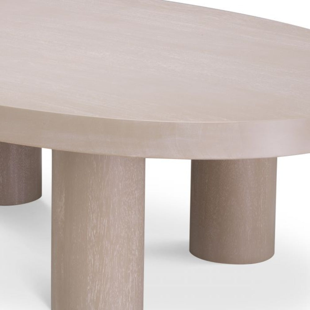 Prelude Oval Coffee Table by Eichholtz-Coffee Table-Renaissance Design Studio