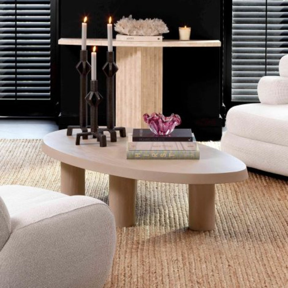 Prelude Oval Coffee Table by Eichholtz-Renaissance Design Studio
