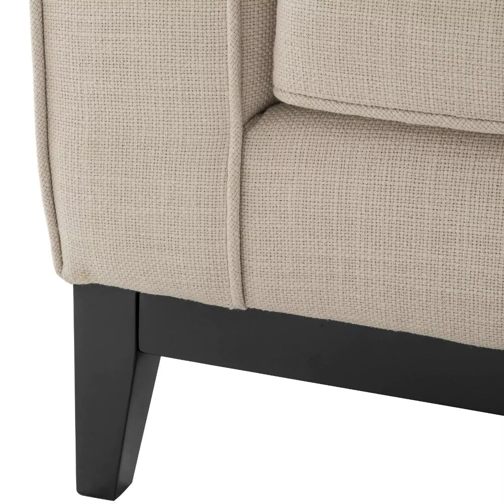 Príncipe Designer sofa with 2 armchair with wooden plinth by Eichholtz Save up to 37.5%-Sofa-Renaissance Design Studio