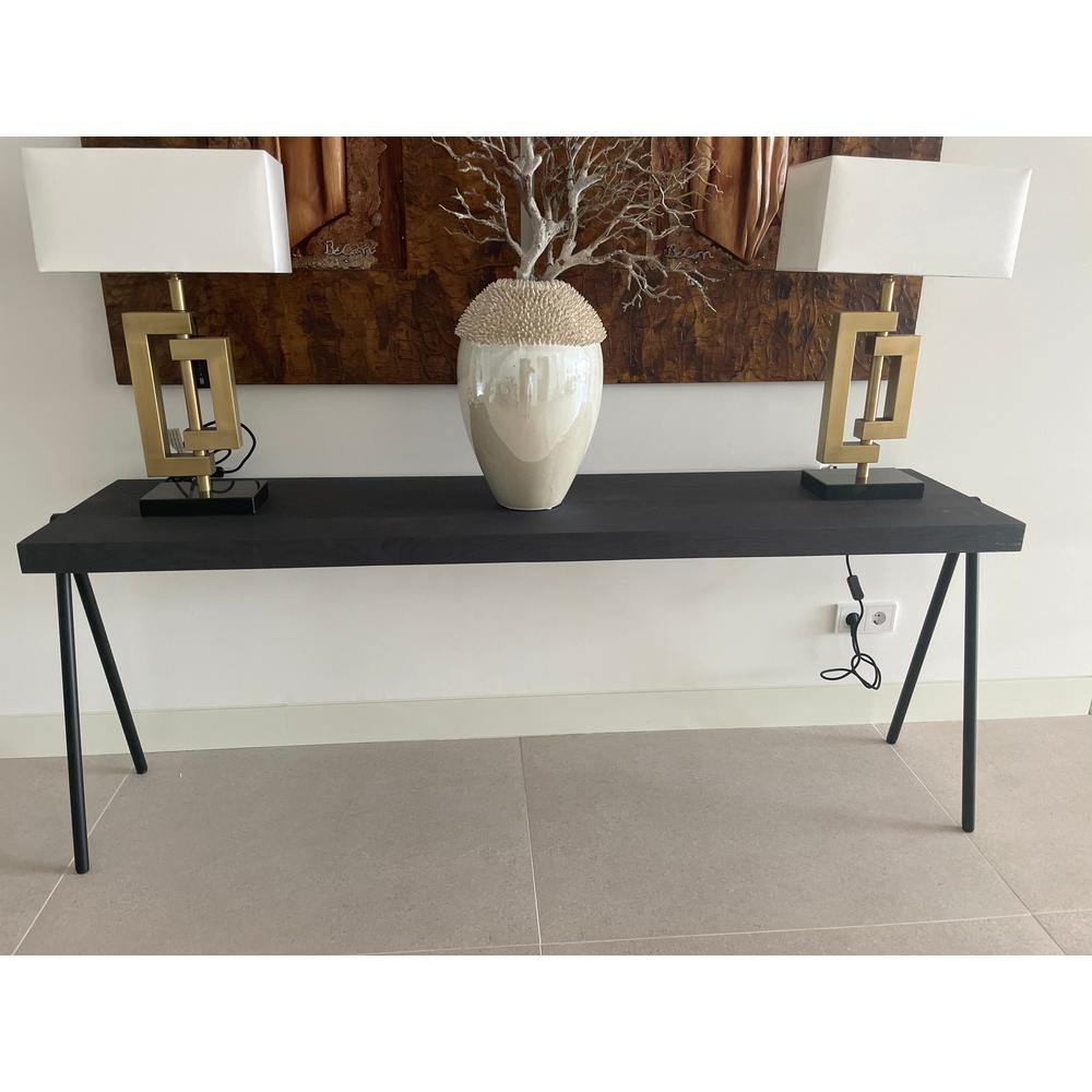 Provence Fly solid wood contemporary console table in colour of choice-Renaissance Design Studio