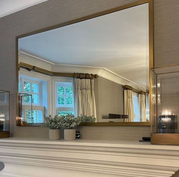 Radley designer Brass Mirror-Mirrors-Renaissance Design Studio