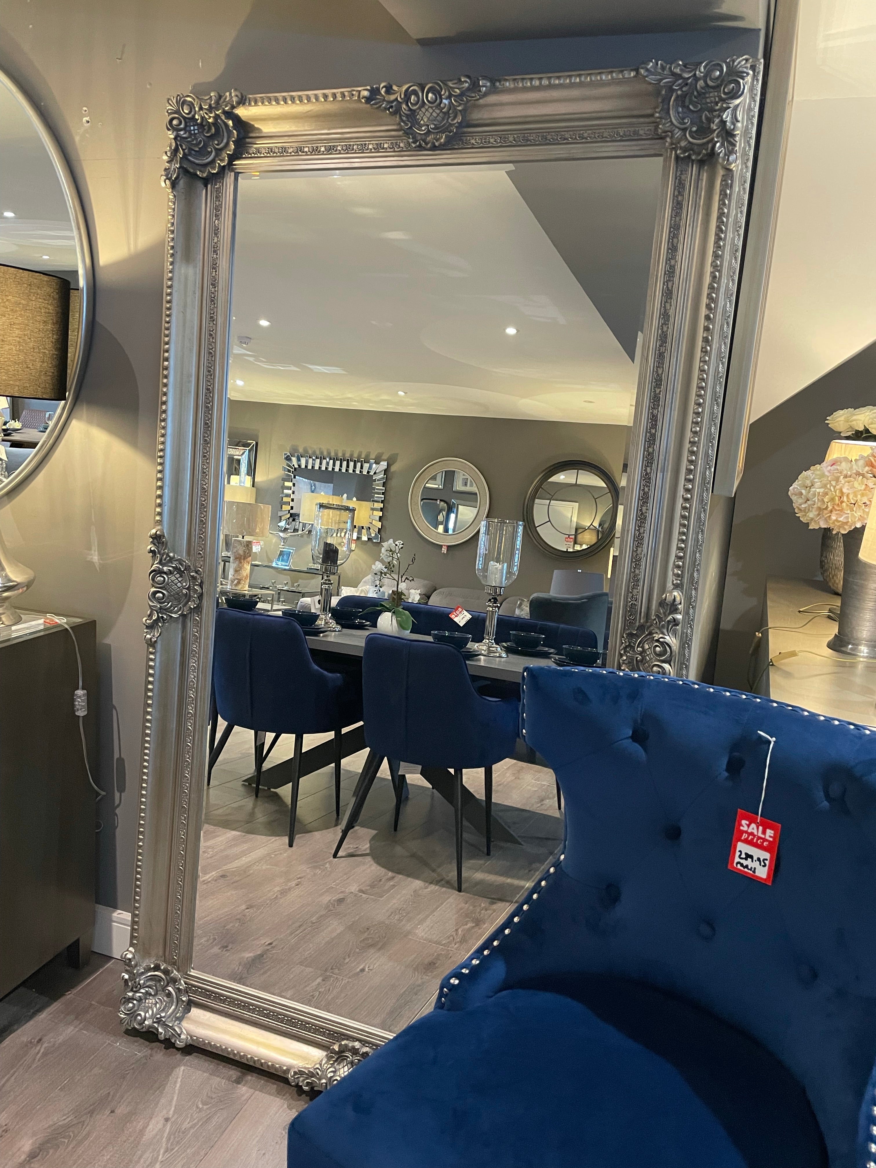 Regal oversized French mirror 210 cm-Renaissance Design Studio