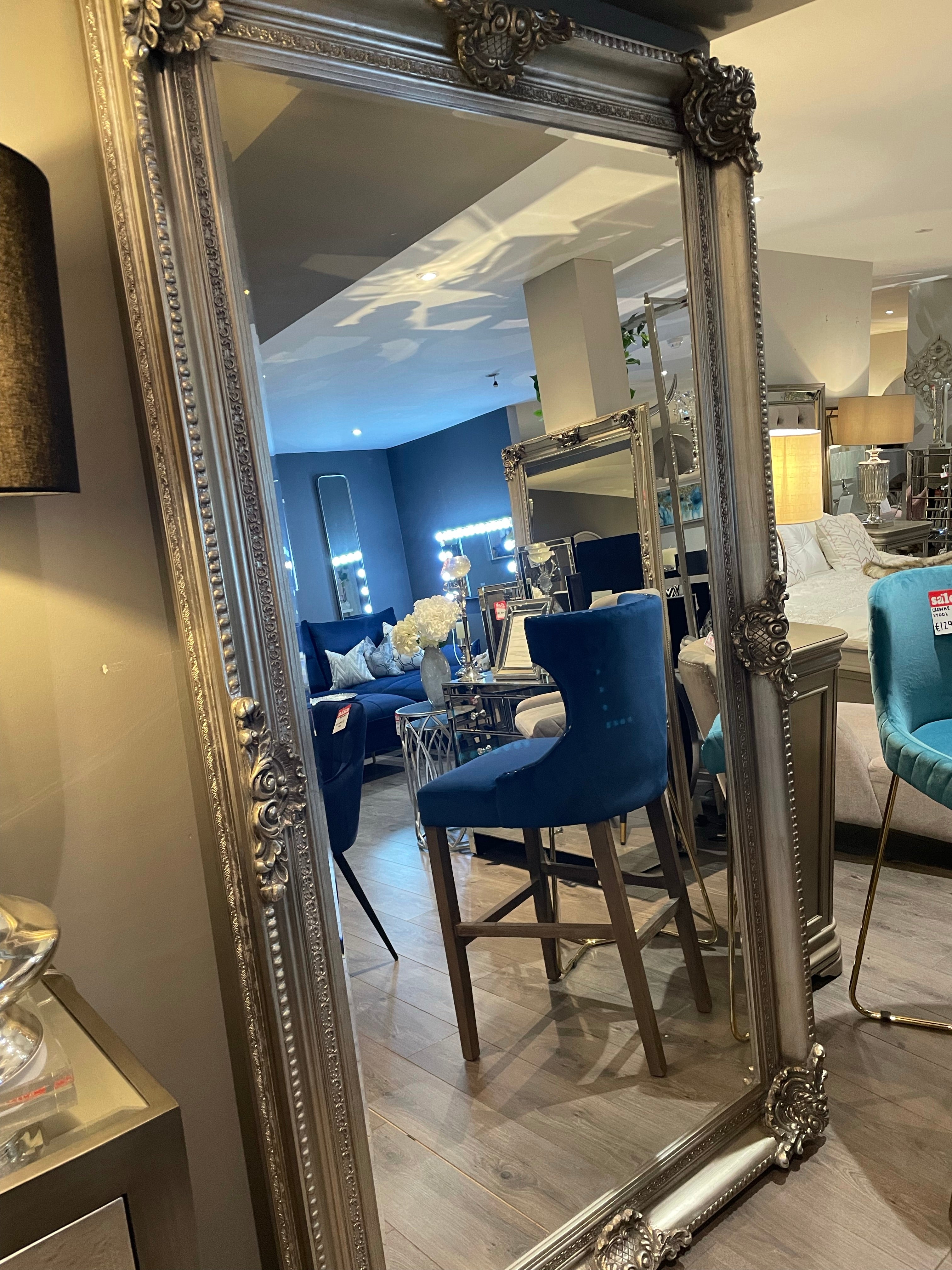 Regal oversized French mirror 210 cm-Renaissance Design Studio