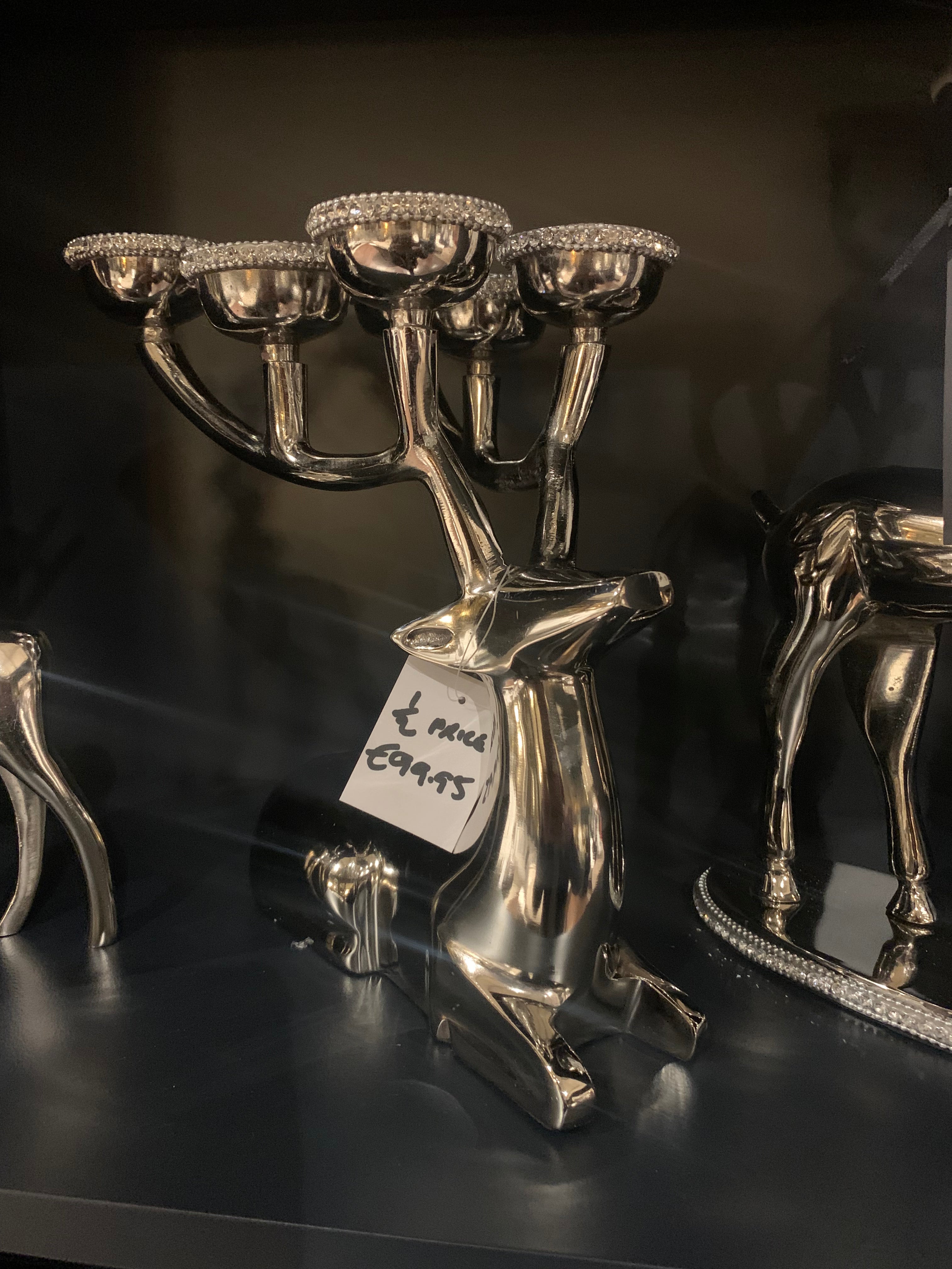 Reindeer candle holder half price-Renaissance Design Studio